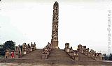 Gustav Vigeland Obelisk painting